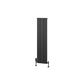 Withington 1200 x 280 Aluminium Radiator Matt Anthracite