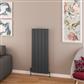 Withington 1200 x 470 Aluminium Radiator Matt Anthracite