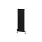 Withington 1200 x 375 Aluminium Radiator Matt Black