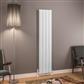 Tordino 1800 x 375 Aluminium Radiator Matt White