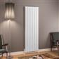 Tordino 1800 x 565 Aluminium Radiator Matt White