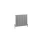 Tordino 600 x 660 Aluminium Radiator Matt Grey