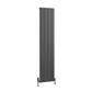 Tordino 1800 x 375 Aluminium Radiator Matt Anthracite