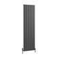 Tordino 1800 x 470 Aluminium Radiator Matt Anthracite