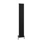 Tordino 1800 x 280 Aluminium Radiator Matt Black