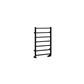 Tuscan Square Towel Rail 800 x 500 Matt Black