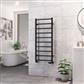 Tuscan Square Towel Rail 1200 x 500 Matt Black