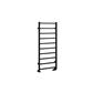 Tuscan Square Towel Rail 1200 x 500 Matt Black