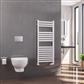 Defford 1200 x 500mm Towel Rail Gloss White