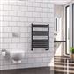 Defford 800 x 600mm Towel Rail Matt Anthracite