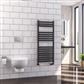 Defford 1200 x 500mm Towel Rail Matt Anthracite