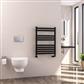 Defford 800 x 600mm Towel Rail Matt Black