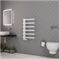 Platani 800 x 500mm Towel Rail Matt White