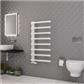 Platani 1150 x 600mm Towel Rail Matt White