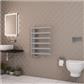 Platani 800 x 600mm Towel Rail Matt Grey