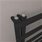 Platani 800 x 500mm Towel Rail Matt Black