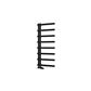 Platani 1150 x 500mm Towel Rail Matt Black