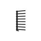 Platani 1150 x 600mm Towel Rail Matt Black