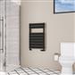 Deddington 800 x 500 Towel Rail Matt Black