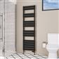 Deddington 1800 x 500 Towel Rail Matt Black