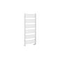 Corinium Round 1200 x 500 Towel Rail Gloss White