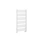 Corinium Round 1200 x 600 Towel Rail Gloss White