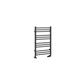 Corinium Round 800 x 500 Towel Rail Matt Anthracite