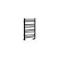 Corinium Round 800 x 500 Towel Rail Matt Black