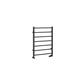 Tuscan Round 800 x 600 Towel Rail Matt Anthracite