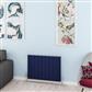 Withington 600 x 850 Aluminium Radiator Matt Cobalt Blue