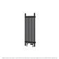 Lambourne 1200 x 420 Radiator Matt Black