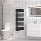 Hurley 1200 x 500 Towel Rail Matt Black