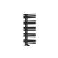 Hurley 1200 x 500 Towel Rail Matt Black