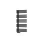 Hurley 1200 x 600 Towel Rail Matt Black