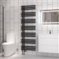 Hurley 1800 x 600 Towel Rail Matt Black