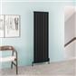 Malmesbury 1800 x 565 Aluminium Radiator Matt Black