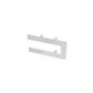 Addington Double Flat Style Towel Hanger 292mm Gloss White