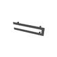 Universal Double Flat Style Towel Hanger 565mm Matt Anthracite