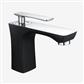 Helston Basin Mono Tap with Waste Matt Smooth Black