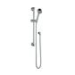 640mm Tall Adjustable Slide Rail Kit with Shower Handset & Shower Hose - Chrome