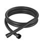 2m PVC Shower Hose - Matt Smooth Black