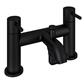 Meriden Bath Shower Mixer Tap with Handset, Hose and Holder Matt Black