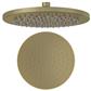 Meriden 12" (300mm) Round Easy Clean Shower Head - Brushed Brass