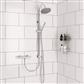 Shower Bundle with Exposed Bar Valve & Breeze Riser Shower Kit - Chrome